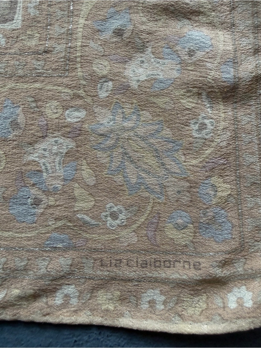 Vintage Liz Claiborne Silk Scarf - Picture 8 of 9